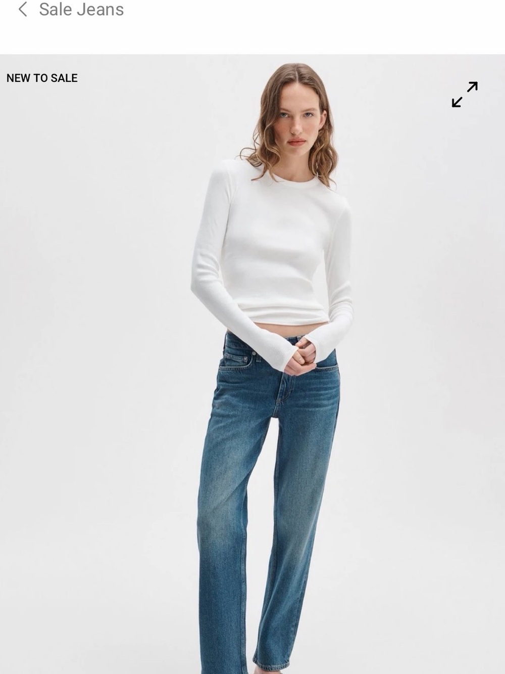 rag & bone Light Blue Relaxed Women's Jeans